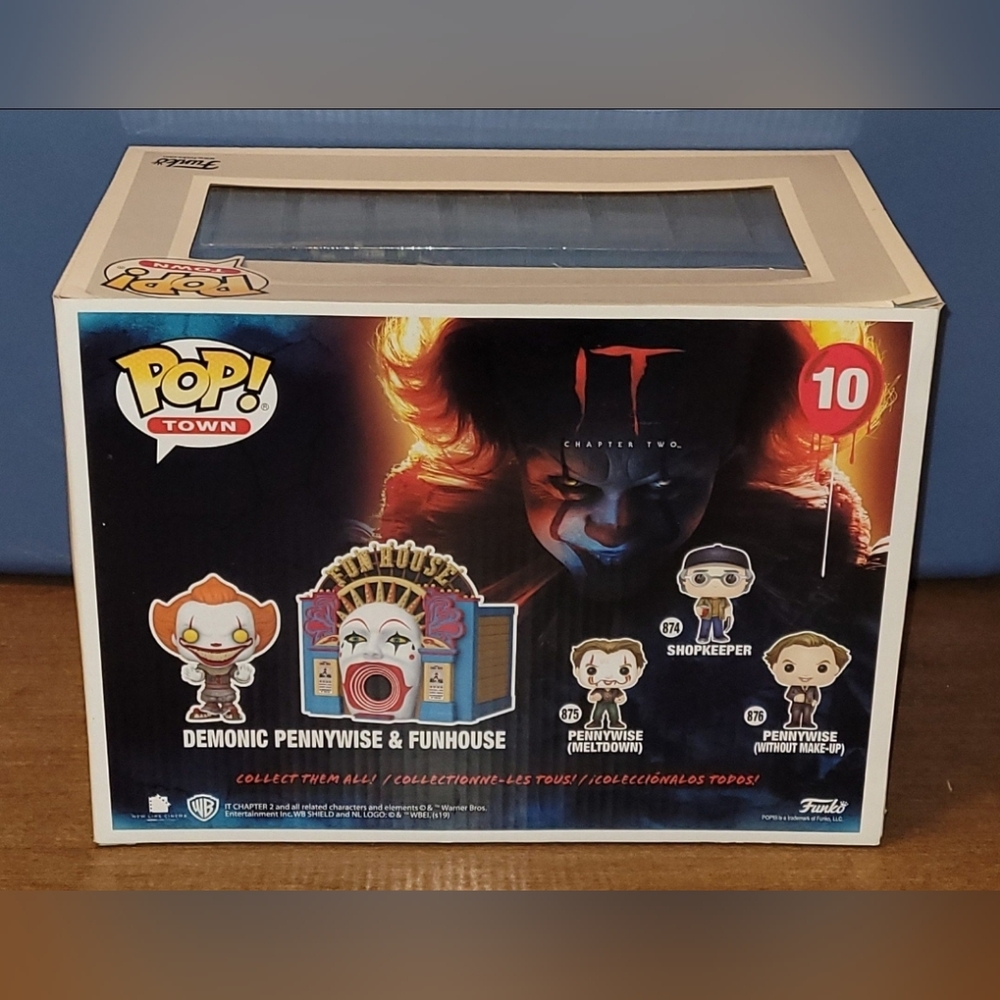 Funko Pop Towns-Demonic Pennywise+Funhouse - Picture 5 of 12